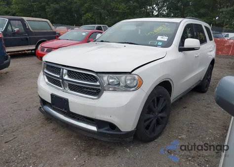 2012 Dodge Durango Crew z USA, uszkodzony, nr VIN 1C4RDJDG4CC163391